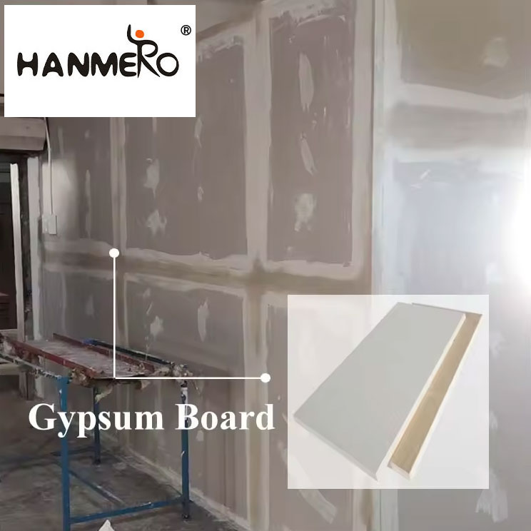 High Quality Favorable Price Raw Material 9Mm Moisture Resistant Gypsum Board
