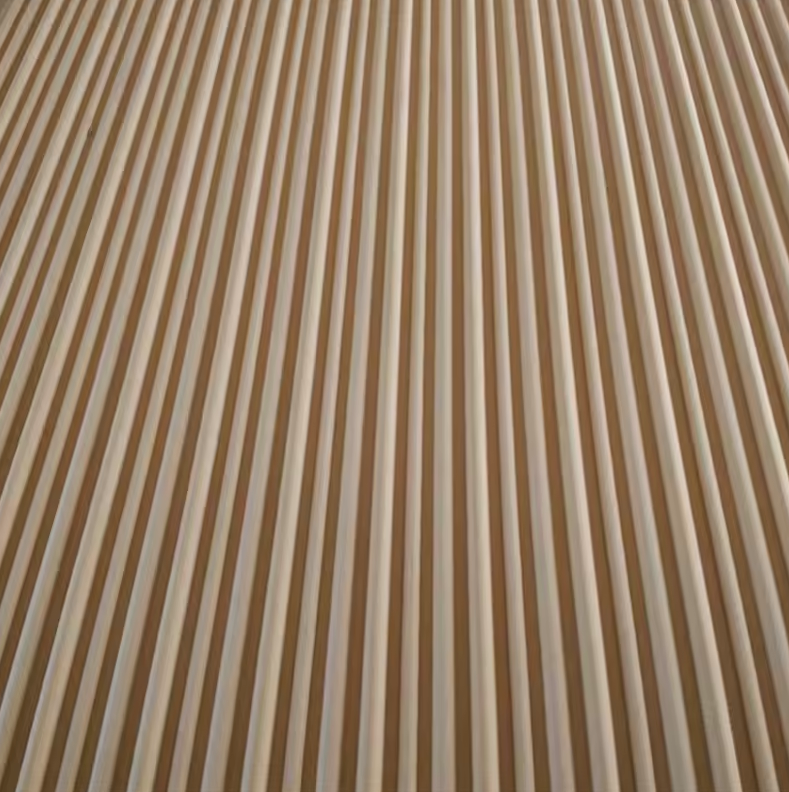 Wall Panel 3D Wave MDF Modern Laser Embossed 3D Wave MDF for TV Setting Wall Decorative