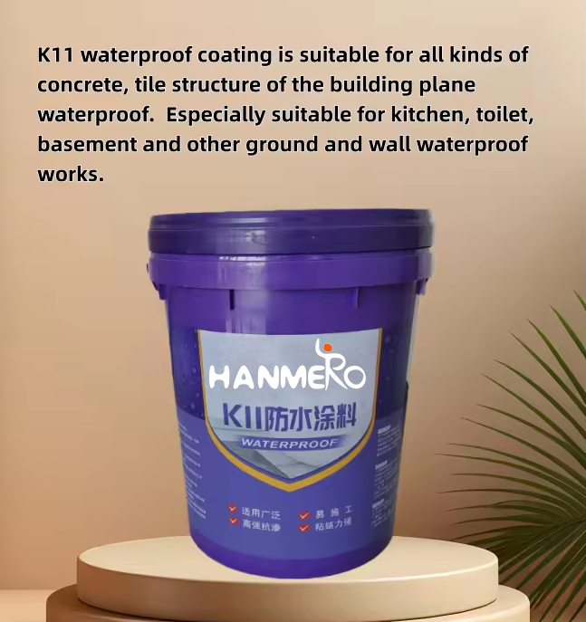 K11 Acrylic Waterproof Coating Liquid for Kitchen Bathroom Basement Wall Pool Stop Leaks Durable High Strength