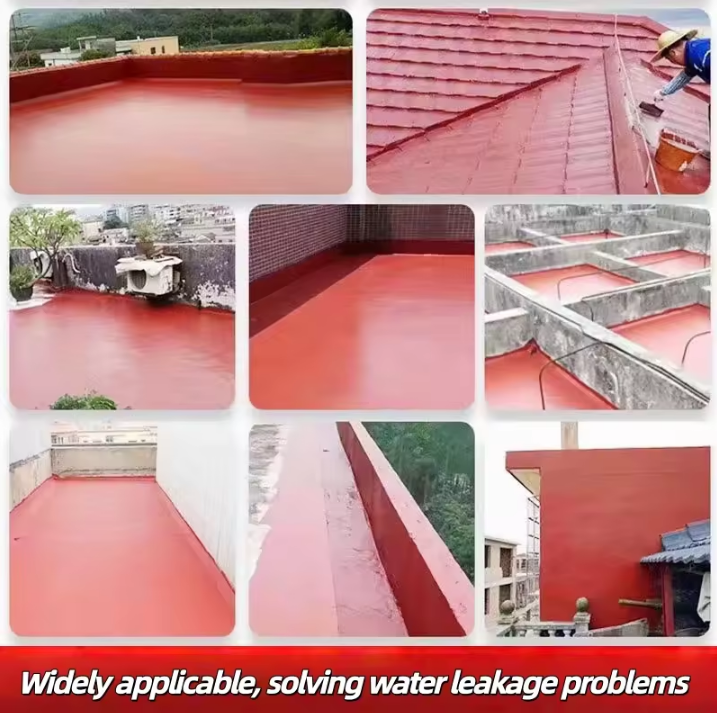 Membrane Waterproof Coating Liquid Rubber Waterproofing Coatings Polyurethane Pu Waterproof Roof Coating